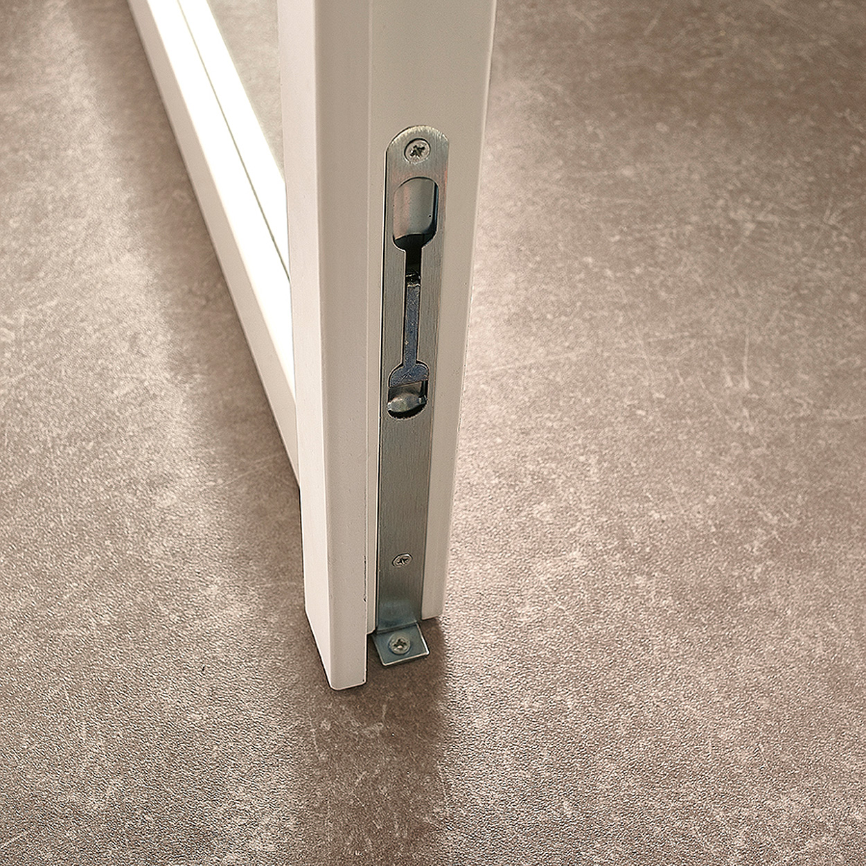 Binnendeur Skantrae SSL 14603 Blank Glas Wit Gelakt